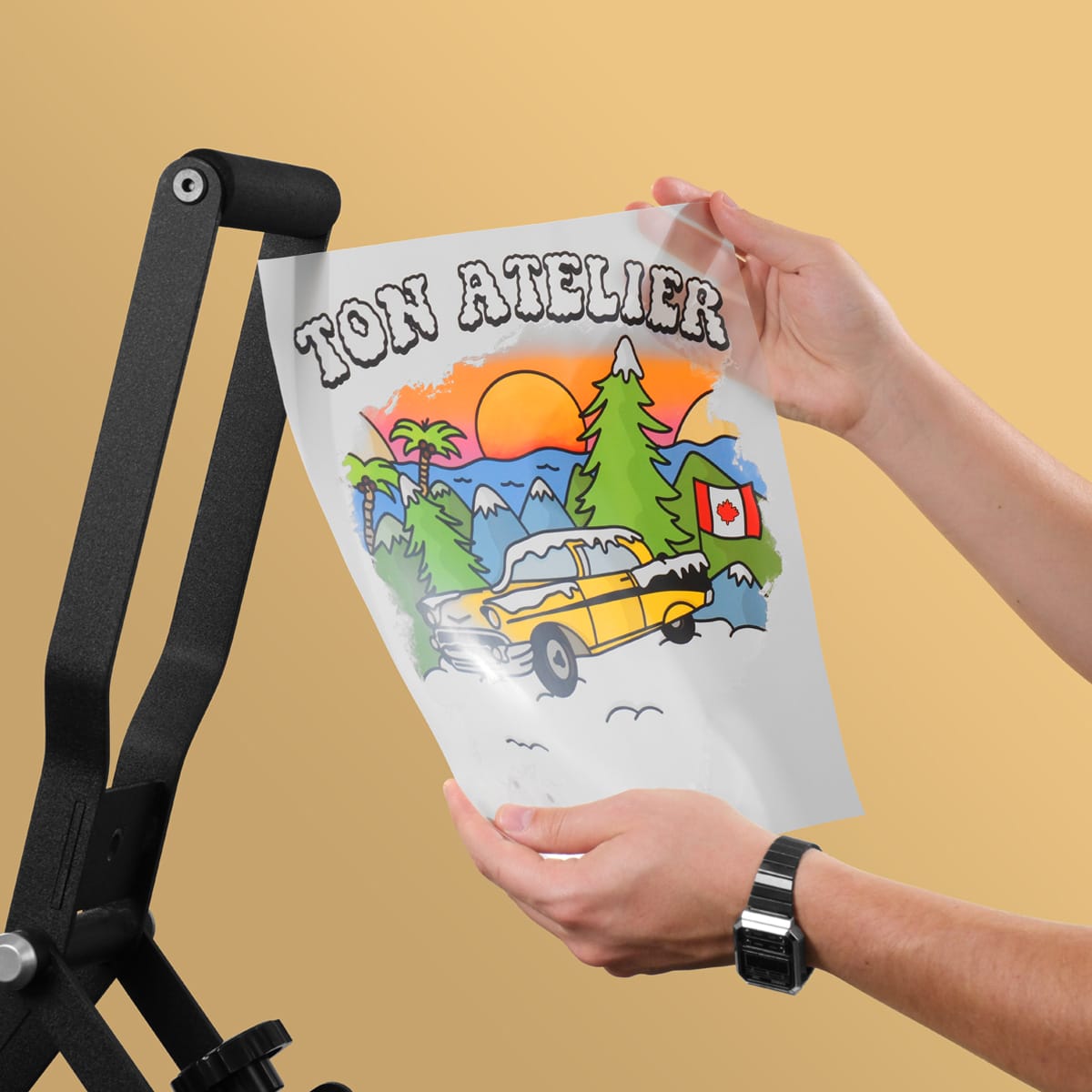 16 Transferts Thermocollants Aventure & Camping - DTF Lavables, Pour T-shirts, Sacs, Casquettes, Personnalisation DIY - 3