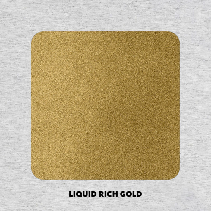 Liquid Rich Gold Metallic Transfer